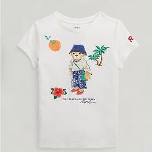 Polo Ralph Lauren Polo Bear Jersey Tee Girls XL (16)